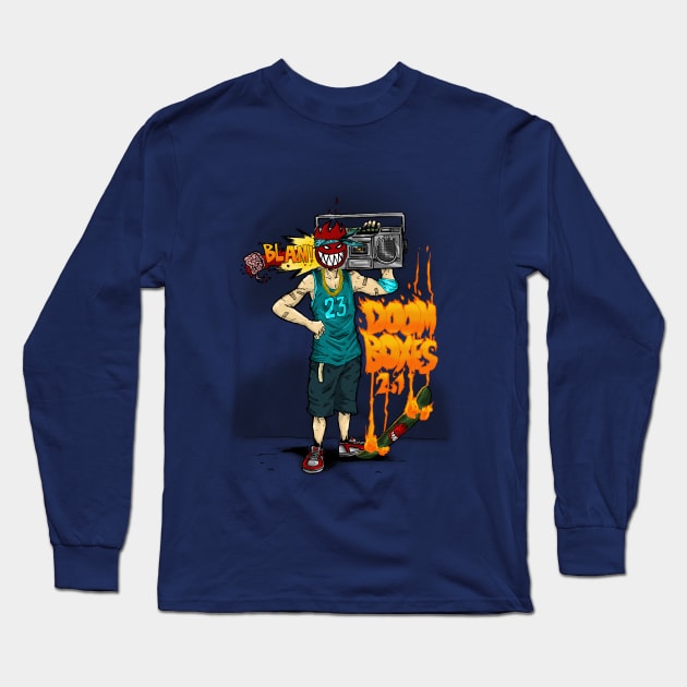Doom Boxes 2.1 Long Sleeve T-Shirt by BRed_BT